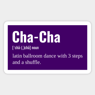 Cha-Cha Definition Magnet